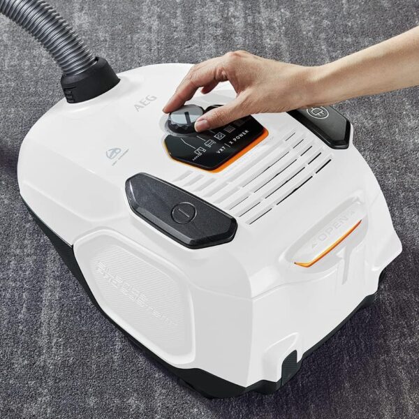 AEG Bodenstaubsauger VX7 Staubsauger mit Beutel Weiss NEU – Bild 2