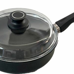 AMT Bratpfanne Schmorpfanne mit Glasdeckel Ø 24 cm x 7 cm Höhe Best-Pan NEU