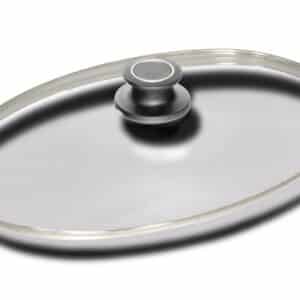 AMT Fisch-Pfanne Glasdeckel Oval 41 cm x 27 cm für Modell 4127 NEU