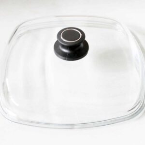 AMT Glasdeckel Grillpfanne BBQ-Pfanne Quadratisch-Glasdeckel Ø 28 x 28 cm NEU