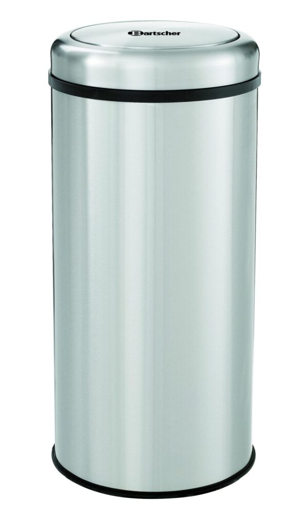Bartscher Abfalleimer Rest-Mülleimer aus Edelstahl 50 Liter Swing Silber NEU – Bild 7
