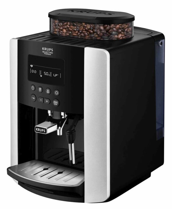 Krups Arabica Kaffeevollautomat Kaffeemaschine Schwarz Silber NEU – Bild 3