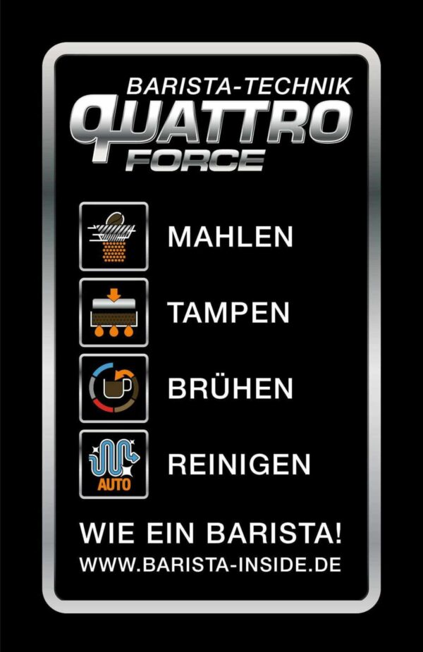 Krups Arabica Kaffeevollautomat Kaffeemaschine Schwarz Silber NEU – Bild 12