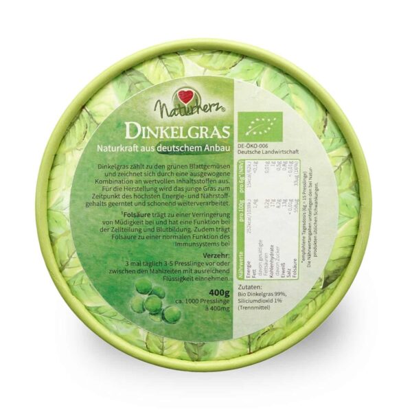 BIO Dinkel-Gas-Tabletten 1000 Presslinge nach Sanos-Tradition aus Deutschland – Bild 2