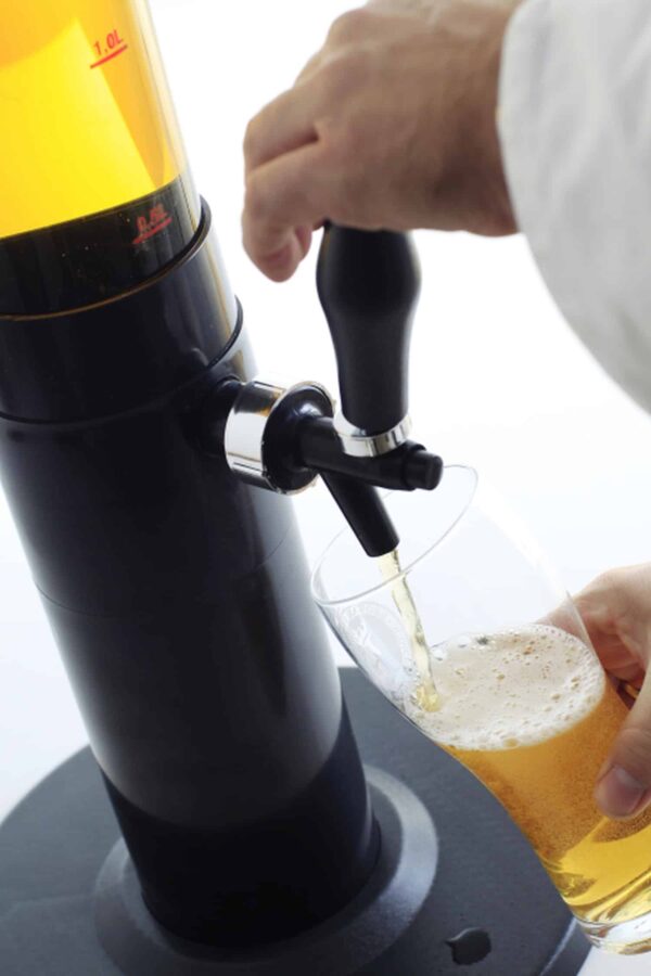 Hendi Bierzapfsäule Bierzapfanlage Bier-Dispenser Plexiglas 3 Liter NEU – Bild 3