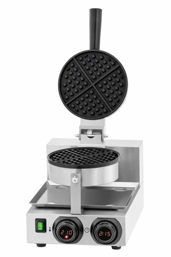 Bartscher Waffeleisen aus Edelstahl für Brüsseler Waffel rund 230V 1000 W 300°C – Bild 3