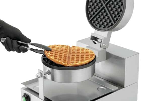 Bartscher Waffeleisen aus Edelstahl für Brüsseler Waffel rund 230V 1000 W 300°C – Bild 5