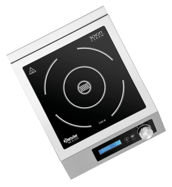 Bartscher Manuel Induktionskocher Half-Bridge-Technologie 3500 W Silber – Bild 6