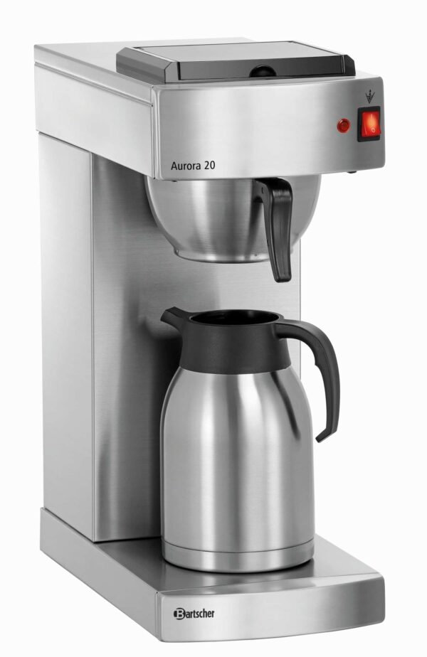 Bartscher Korbfilter-Kaffeemaschine aus Edelstahl Aurora 2 Liter NEU