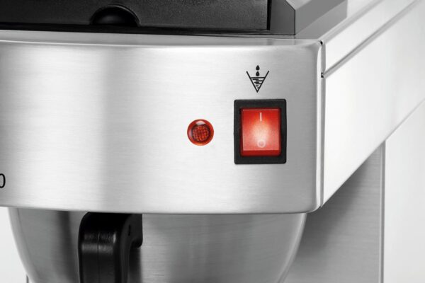 Bartscher Korbfilter-Kaffeemaschine aus Edelstahl Aurora 2 Liter NEU – Bild 5
