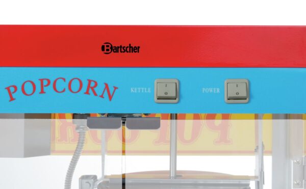 Bartscher Profi-Retro-Popcorn-Maschine Cinema mit Edelstahl-Topf NEU – Bild 4