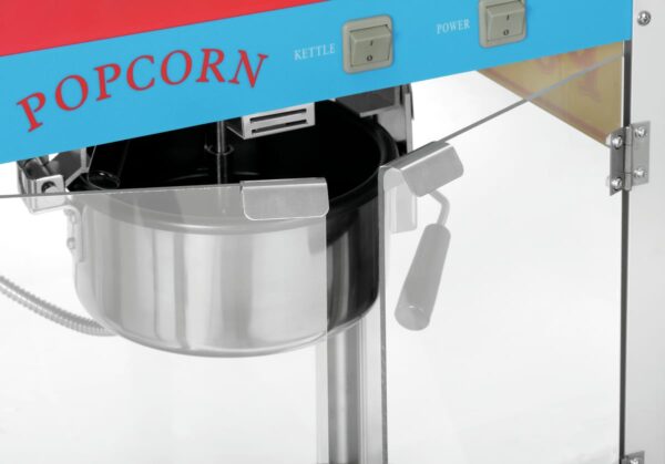 Bartscher Profi-Retro-Popcorn-Maschine Cinema mit Edelstahl-Topf NEU – Bild 5