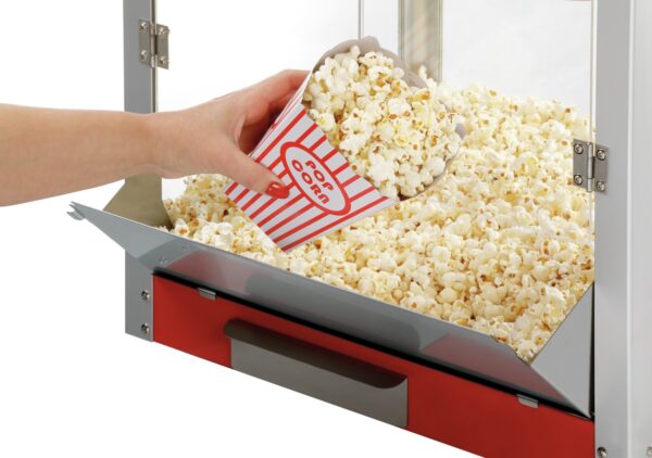 Bartscher Profi-Retro-Popcorn-Maschine Cinema mit Edelstahl-Topf NEU – Bild 6