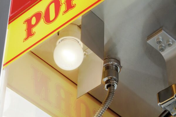 Bartscher Profi-Retro-Popcorn-Maschine Cinema mit Edelstahl-Topf NEU – Bild 7