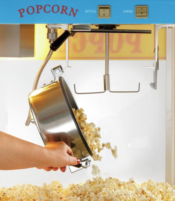 Bartscher Profi-Retro-Popcorn-Maschine Cinema mit Edelstahl-Topf NEU – Bild 10