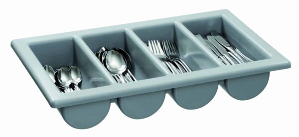 Bartscher Besteckkasten 1/1 GN Polypropylen Grau NEU