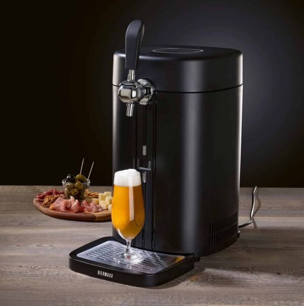 Biermaxx Bier-Zapfanlage für 5 Liter Bier-Fässer mit Kühlung inkl. CO2 Kapseln – Bild 3