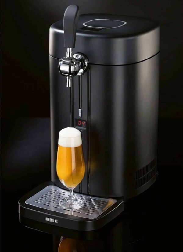 Biermaxx Bier-Zapfanlage für 5 Liter Bier-Fässer mit Kühlung inkl. CO2 Kapseln – Bild 4