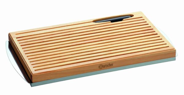 Bartscher Brot-Schneidebrett Brot-Messer Holz-Schneidbrett 260 x 475 mm NEU – Bild 7