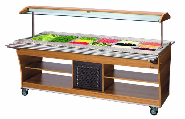 Bartscher Buffetwagen, kalt, 6x 1/1 GN – Bild 3