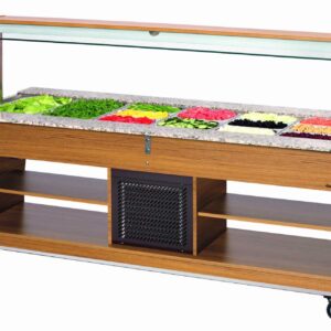 Bartscher Buffetwagen, kalt, 6x 1/1 GN