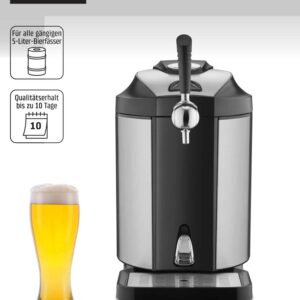 CASO Bierzapfanlage Beer-Master Bier-Dispenser für Bier-Fass 5 Liter NEU