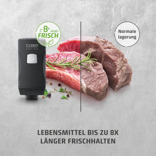 CASO Hand-Akku-Vakuumierer Design Vacu OneTouch Pro Set NEU – Bild 7