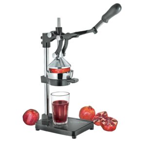 Cilio Granatapfelpresse Safpresse Zitruspresse Premium Gastro Schwarz NEU