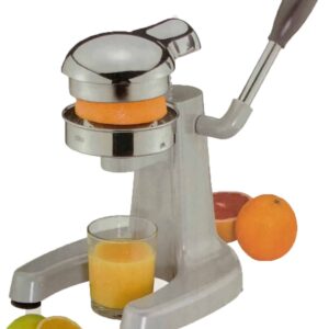 Cilio Zitronen-Presse Orangen-Presse Limetten-Presse Saftpresse Grau NEU