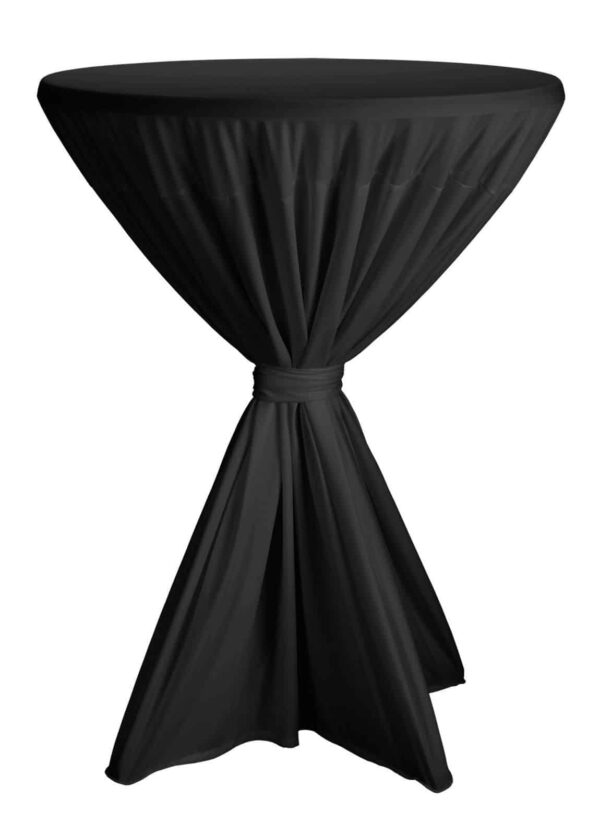 DENA Stehtisch-Husse Tisch-Husse Fiesta Gastro Ø 80-90 cm Schwarz NEU