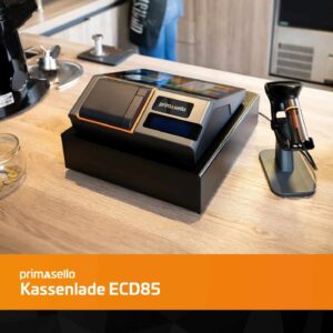 Primasello Kassenlade Kassen-Schublade mit Schlüssel Schwarz ECD85 NEU