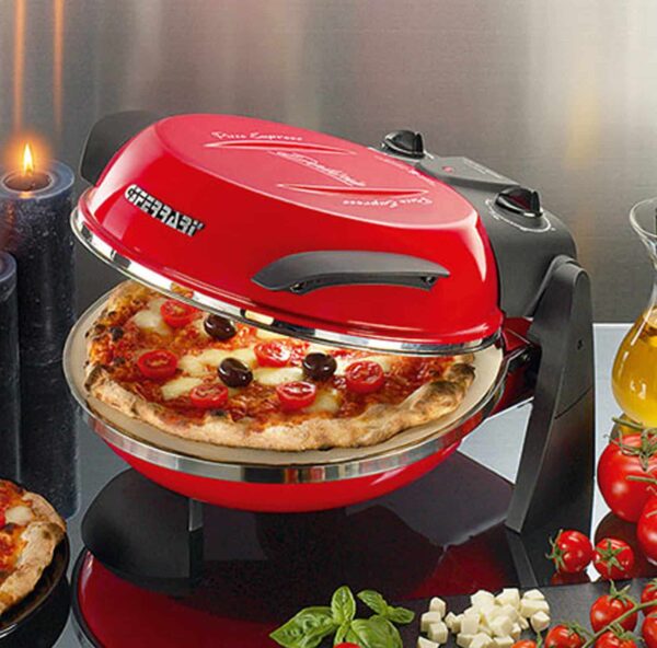 G3-Ferrari Pizzaofen Pizzamaker Express Italy Pizza in 3 min. fertig Ferrari-Rot – Bild 5