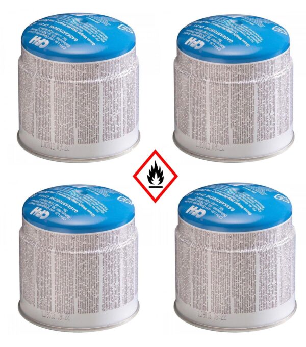 4x Gas-Kartusche Butandruckgaskartusche Grill-Anzünder CFH Dose NEU