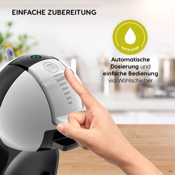 Krups Kapsel-Kaffeemaschine Kapselmaschine Dolce Gusto Mini Me Grau Schwarz NEU – Bild 4