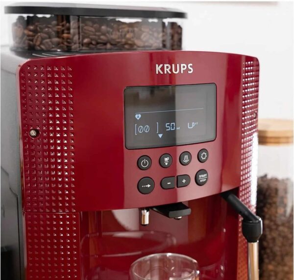 Krups Kaffeevollautomat Espressomaschine Kaffeemaschine Kaffeeautomat Rot NEU – Bild 5