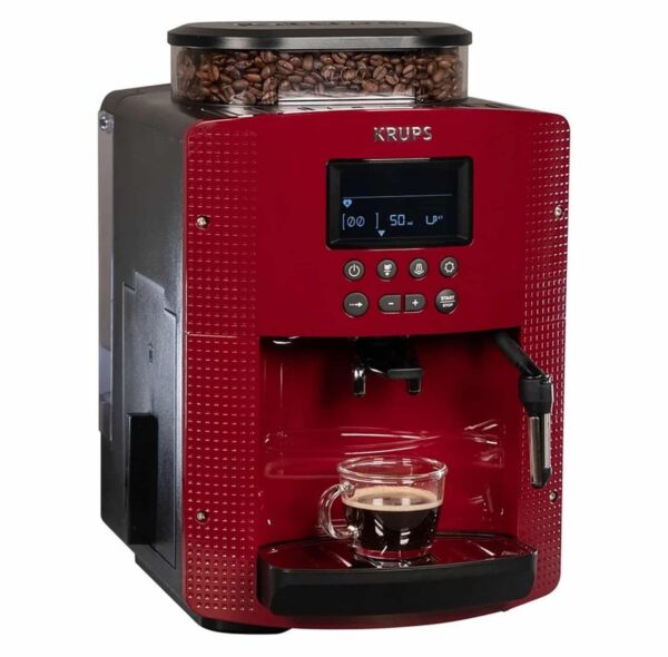 Krups Kaffeevollautomat Espressomaschine Kaffeemaschine Kaffeeautomat Rot NEU – Bild 3