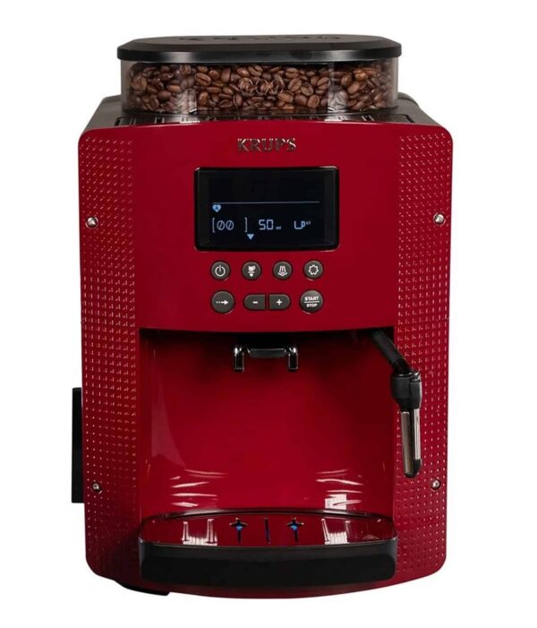 Krups Kaffeevollautomat Espressomaschine Kaffeemaschine Kaffeeautomat Rot NEU – Bild 4