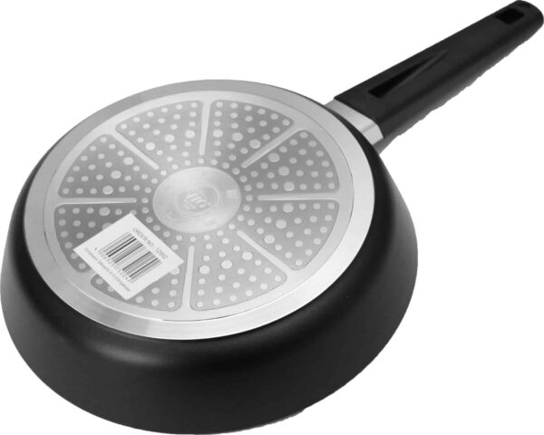 ELO Bratpfanne mit Wabenboden Induktion Ø 20 cm 5 Höhe Serie Smart Wave Schwarz – Bild 3