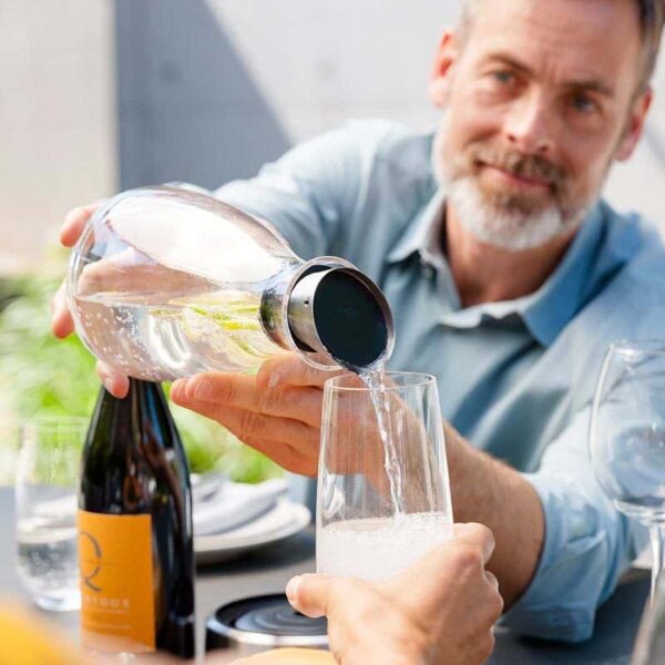 EMSA Glas-Karaffe Kühl-Karaffe Isolierkanne Kühl-Kanne Flow 1 Liter NEU – Bild 5