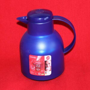 EMSA Isokanne Isolierkanne Kaffee-Kanne Samba Quick Press Blau 1 L NEU