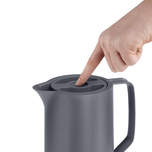 EMSA Thermoskanne Isokanne Isolierkanne Kaffee-Kanne Motiva Grau 1 Liter NEU – Bild 2