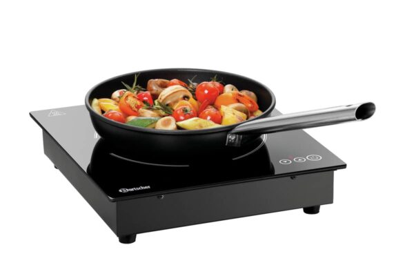 Bartscher Kochplatte Einbau-Induktionskocher mit Touch-Display Schwarz NEU