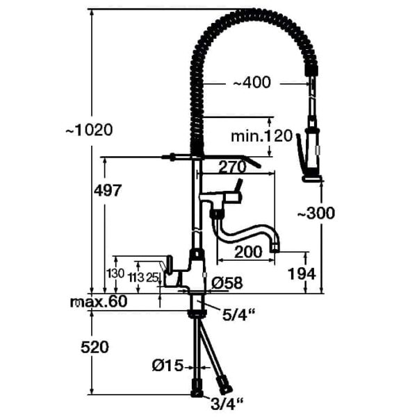 Bartscher Einhebelmischer 40L-1801B – Bild 3