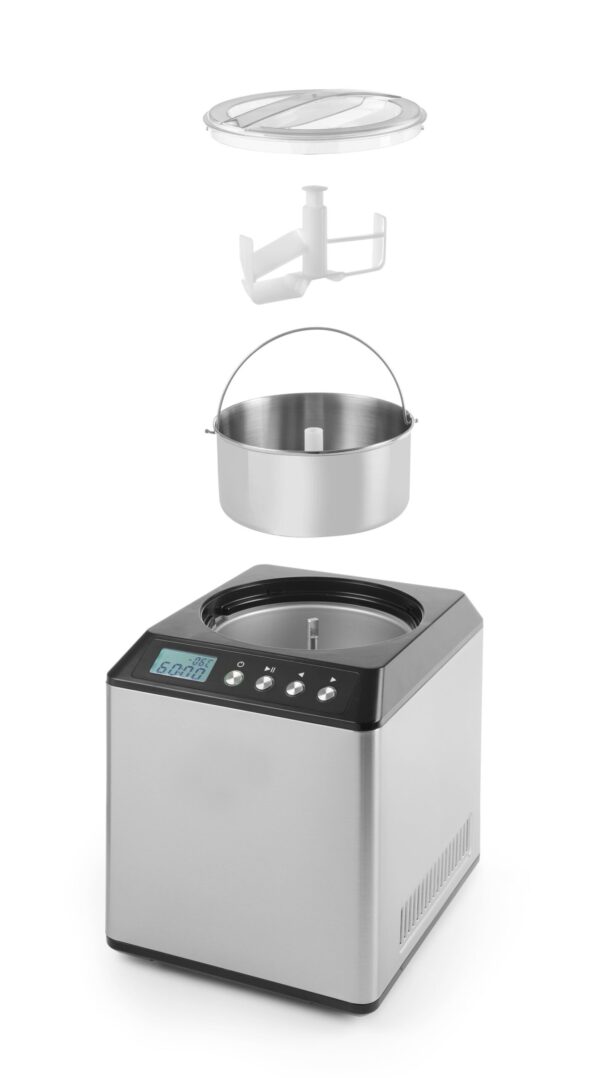 Hendi Eismaschine Eiscrememaschine Ice Cream maker Edelstahl NEU – Bild 4