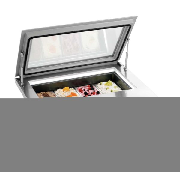 Bartscher Eisvitrine 4x6,5L-F – Bild 3