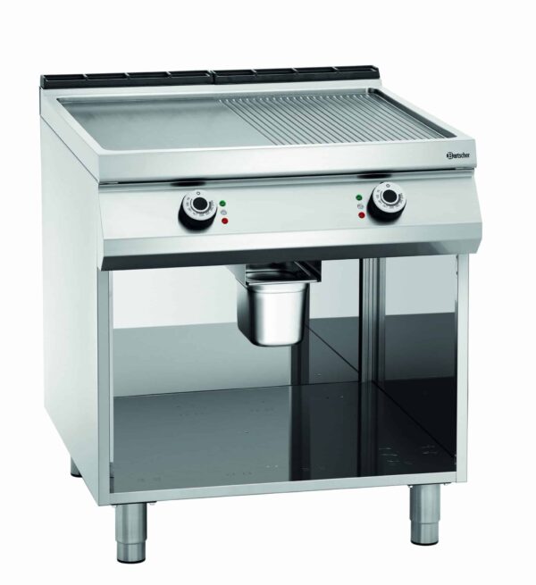 Bartscher Elektro-Griddleplatte, 1/2+1/2, OU – Bild 5