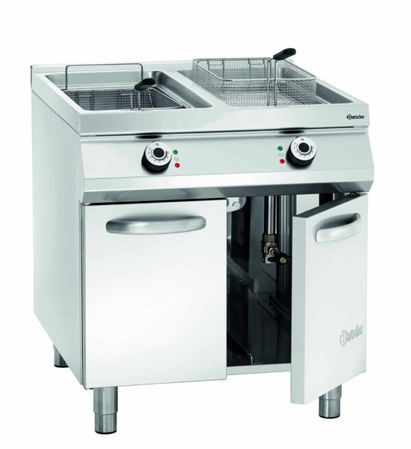 Bartscher Elektro-Standfritteuse, 2 Becken – Bild 3