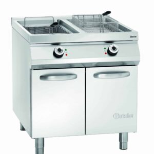 Bartscher Elektro-Standfritteuse, 2 Becken
