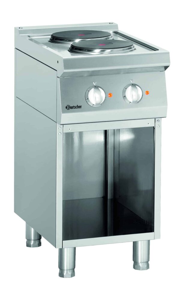 Bartscher Elektroherd 700, B400, 2PL, UO