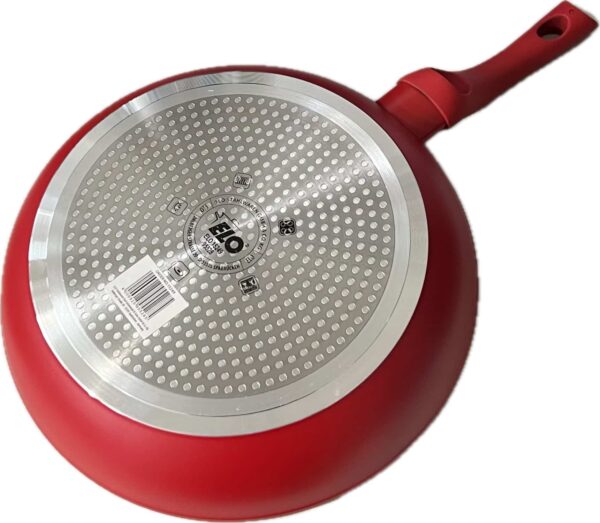 Elo Bratpfanne Keramik auch für Induktion Pure Kolibri Ø 28 cm Rot Weiss NEU – Bild 6